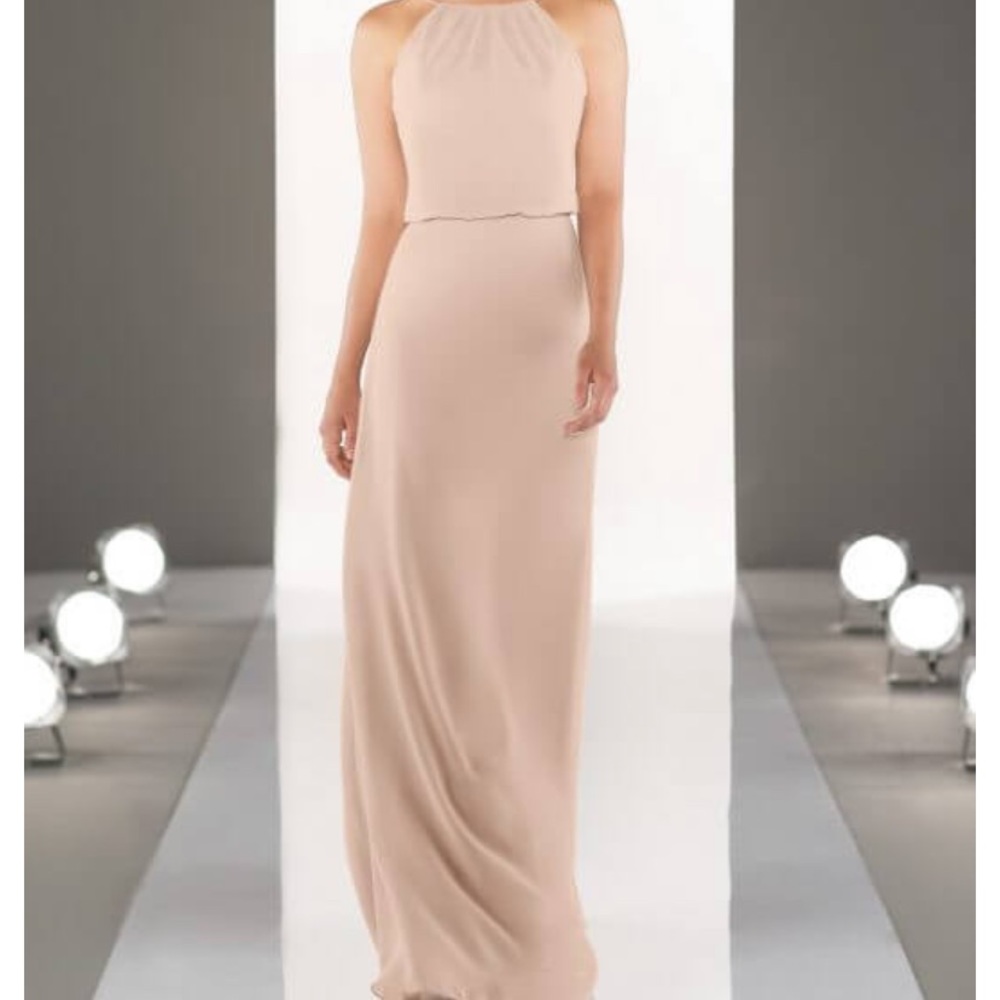 sorella vita chiffon bridesmaid dress